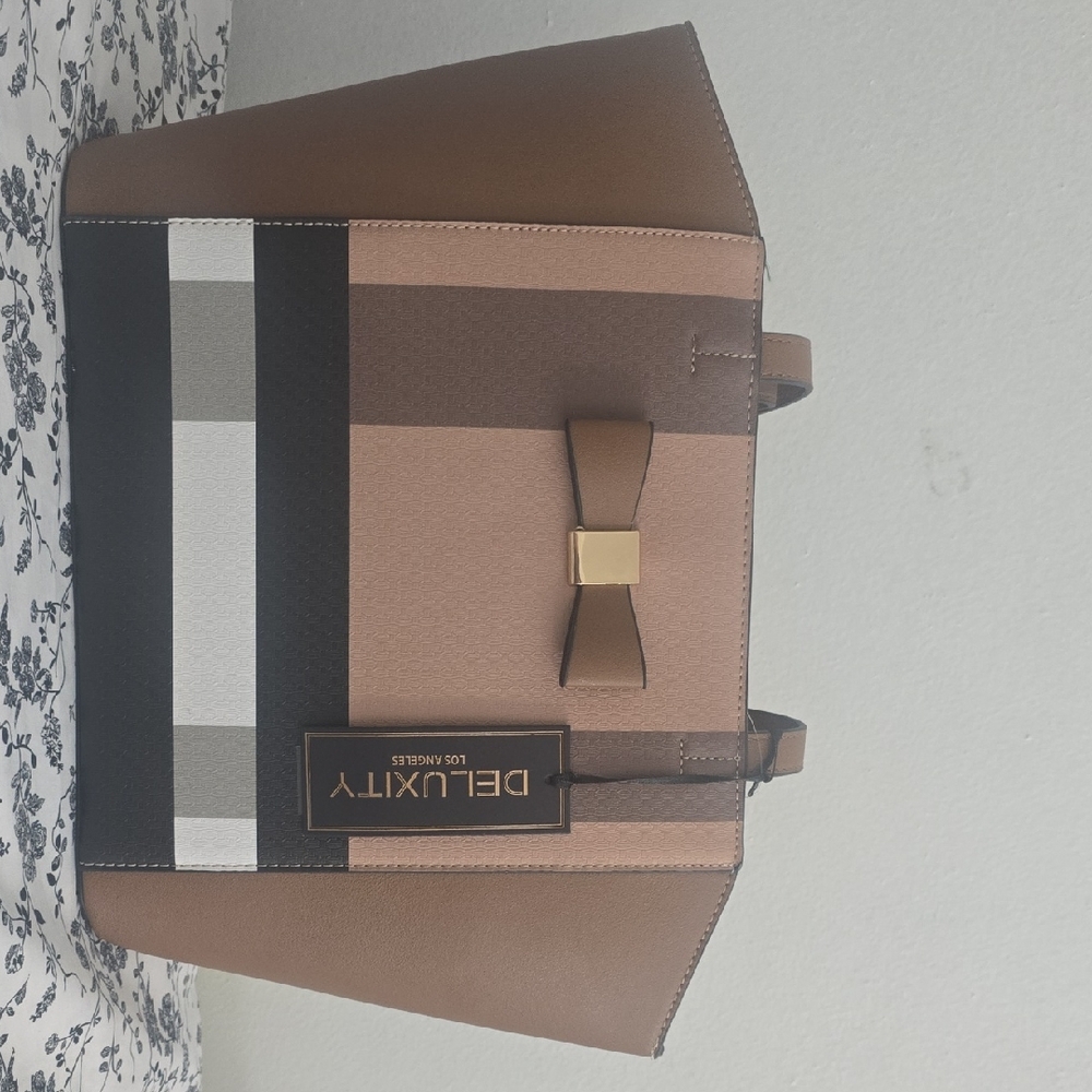 Brown and Black Women's Bag